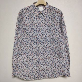 ポールスミス(Paul Smith)のPaul Smith 花柄 プリント コットン M 長袖シャツ マルチカラー メンズ ポール・スミス【中古】4-0122M∞(シャツ)