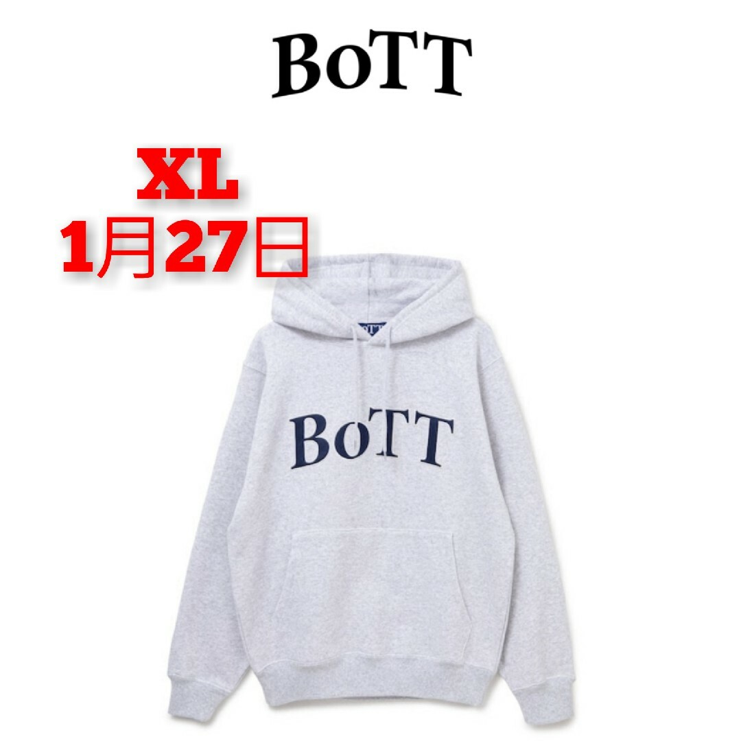 Bott OG Logo Pullover Hoodie (ash) :: - 비드바이코리아 - 해외 전문