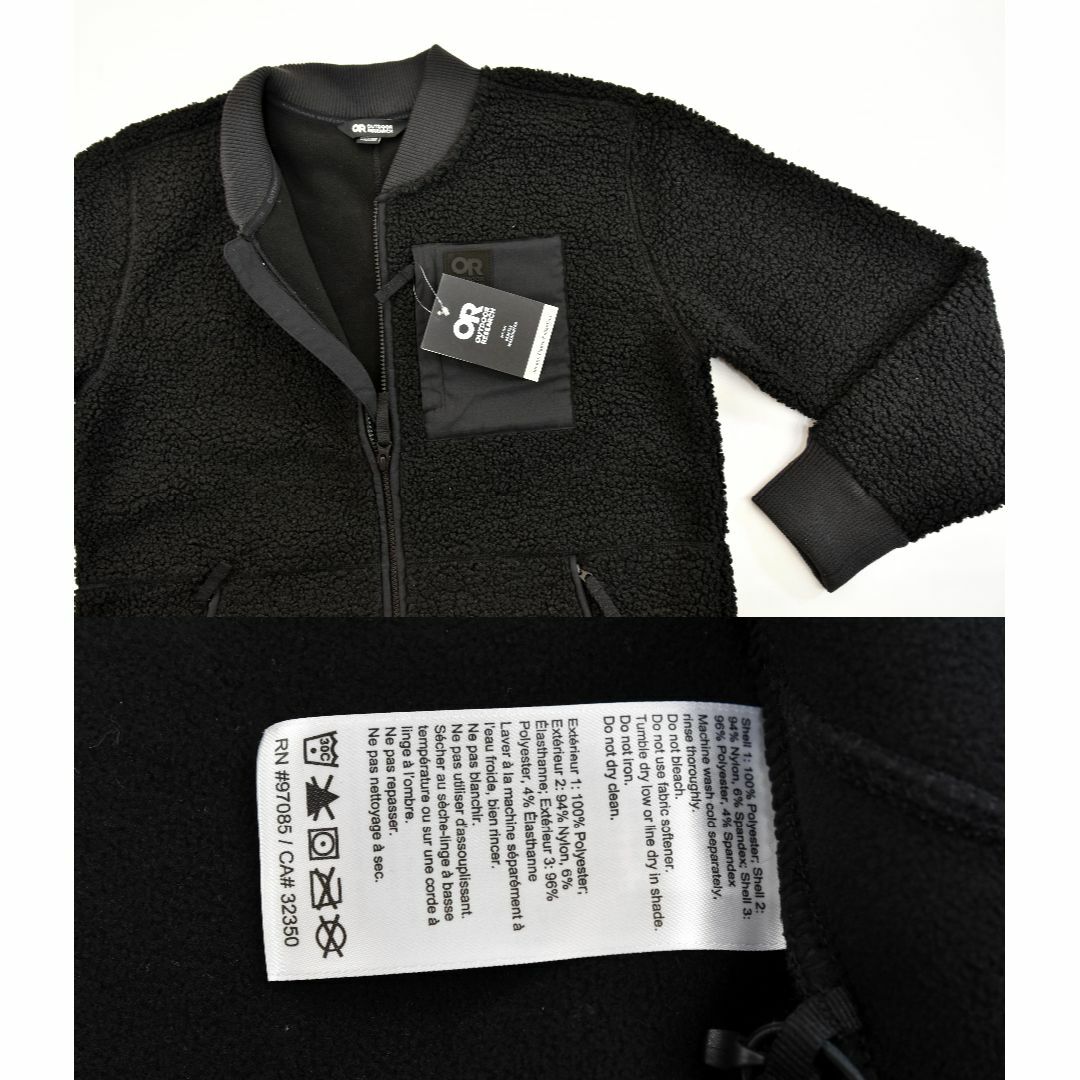 OUTDOOR RESEARCH(アウトドアリサーチ)のOutdoor Research フリースジャケット size:M 黒 レディースのジャケット/アウター(ブルゾン)の商品写真