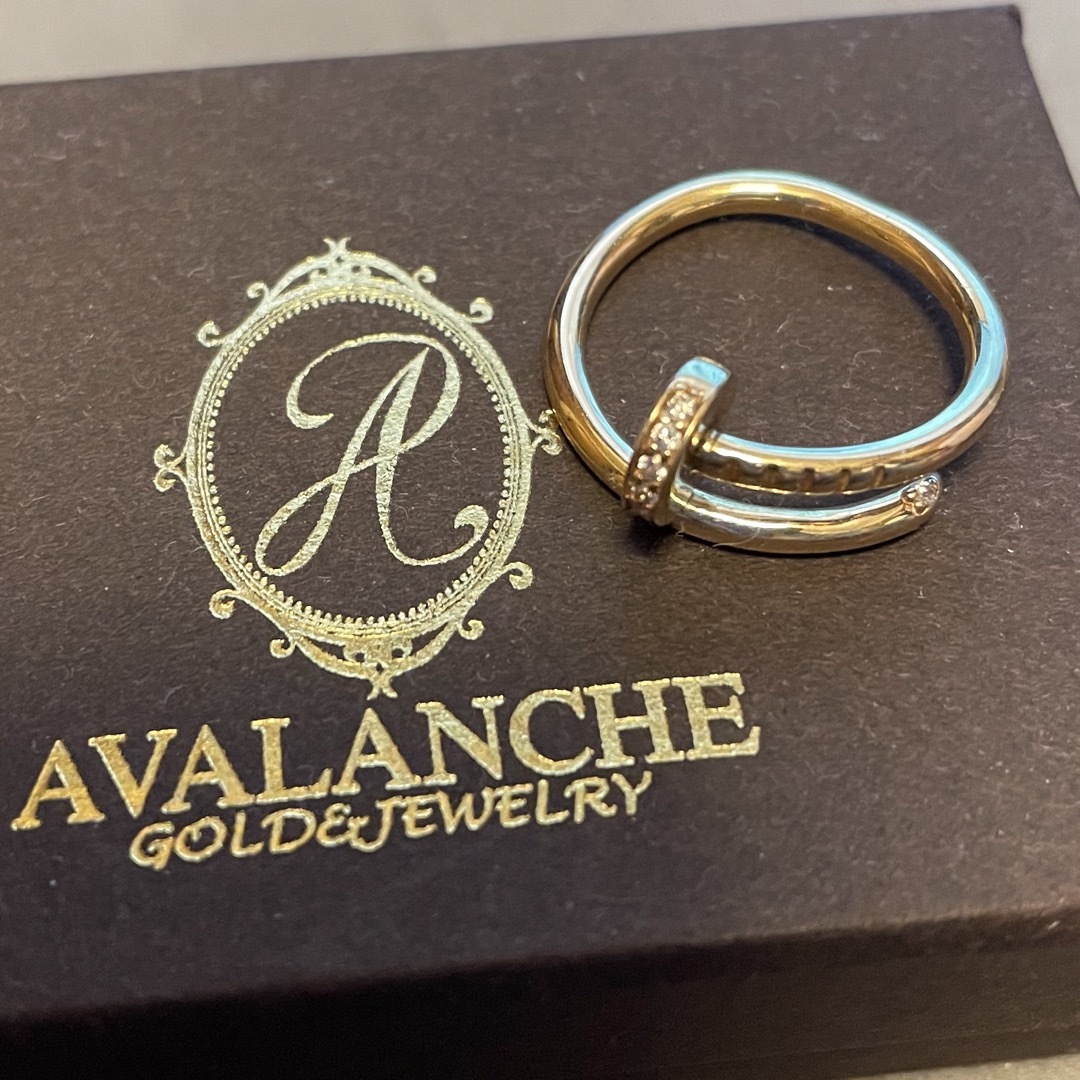 AVALANCHE(アヴァランチ)の10Kイエローゴールドリング　17号 メンズのアクセサリー(リング(指輪))の商品写真