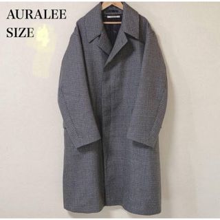 オーラリー(AURALEE)のAURALEE 19AW ガンクラブ　チェックコート(ステンカラーコート)