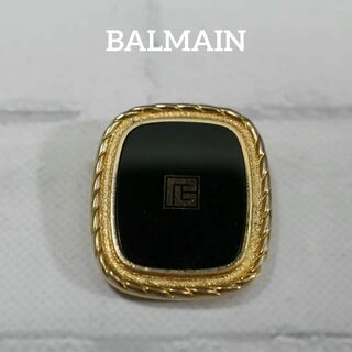 バルマン(BALMAIN)の【匿名配送】バルマン チャーム ゴールド ロゴ ヴィンテージ 黒(チャーム)