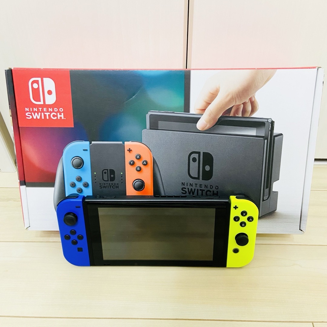 Nintendo Switch(ニンテンドースイッチ)の【動作確認済み】任天堂　スイッチ　NINTENDO  SWITCH  本体 エンタメ/ホビーのゲームソフト/ゲーム機本体(家庭用ゲーム機本体)の商品写真