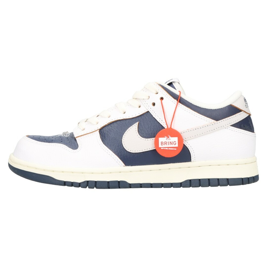 NIKE SB ナイキエスビー ×HUF DUNK LOW OG QS New York ハフ ニューヨーク ダンク ローカットスニーカー ネイビー/ホワイト US7.5/25.5cm FD8775‐10095センチ甲