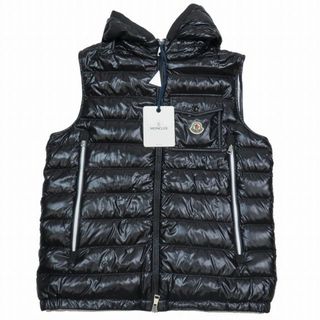 モンクレール(MONCLER)のMONCLER RAGOT GILET ナイロン ダウンベスト TG4 黒(ダウンベスト)