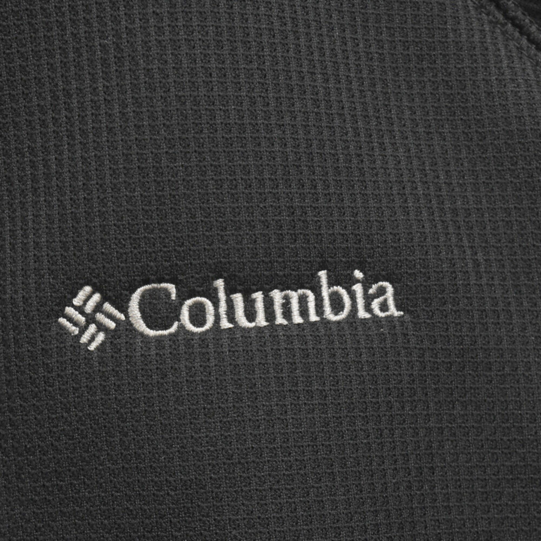 Columbia(コロンビア)のColumbia コロンビア Cardinal Points Jacket ロゴ刺繍 ワッフル ジップアップジャケット PM5187 ブラック メンズのジャケット/アウター(フライトジャケット)の商品写真