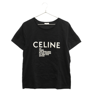 CELINE セリーヌ 20SS Classic Logo Tee 2X308799I クラシックロゴTシャツ 半袖カットソー ロゴプリント ブラック