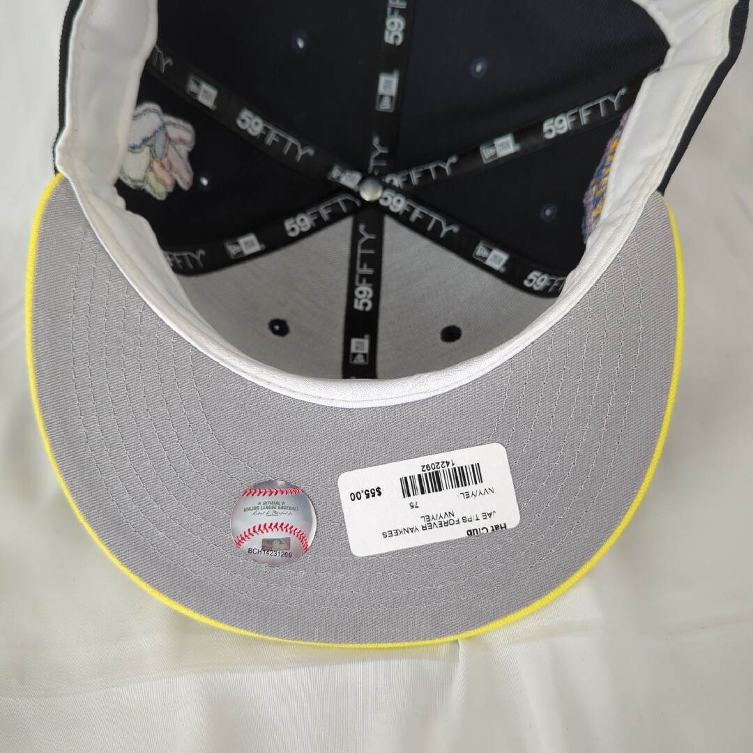 NEW ERA(ニューエラー)の新品　ニューヨークヤンキース　海外限定　JAE TIPS　CAP 7 5/8 メンズの帽子(キャップ)の商品写真