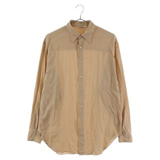 オーラリー(AURALEE)のAURALEE オーラリー SHUTTLE GEORGETTE CLOTH SHIRTS シャトル ジョーゼット クロス 長袖シャツ ベージュ A20SS02MG(シャツ)