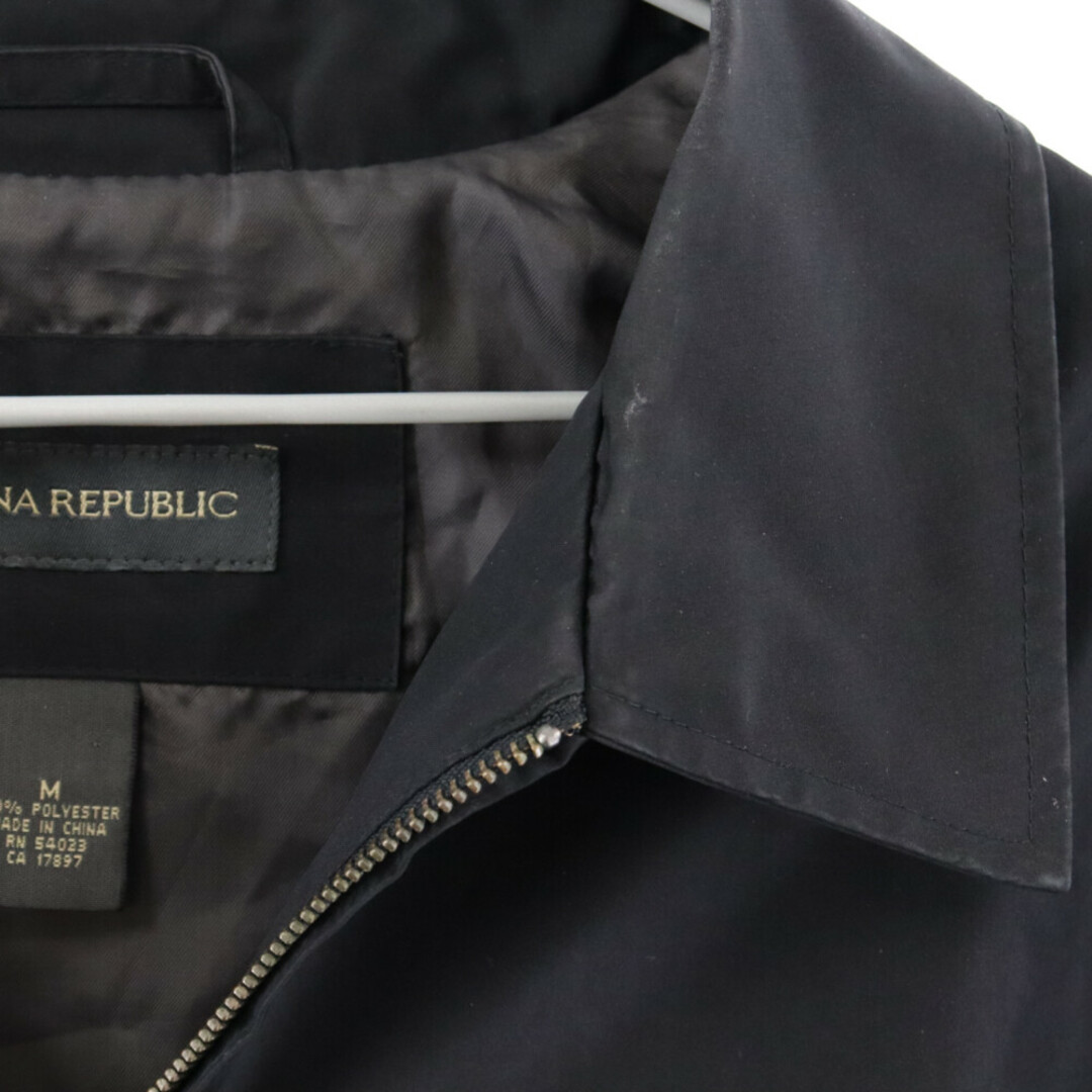 Banana Republic(バナナリパブリック)のBANANA REPUBLIC バナナリパブリック フルジップアップ スイングトップジャケット ブラック メンズのジャケット/アウター(フライトジャケット)の商品写真