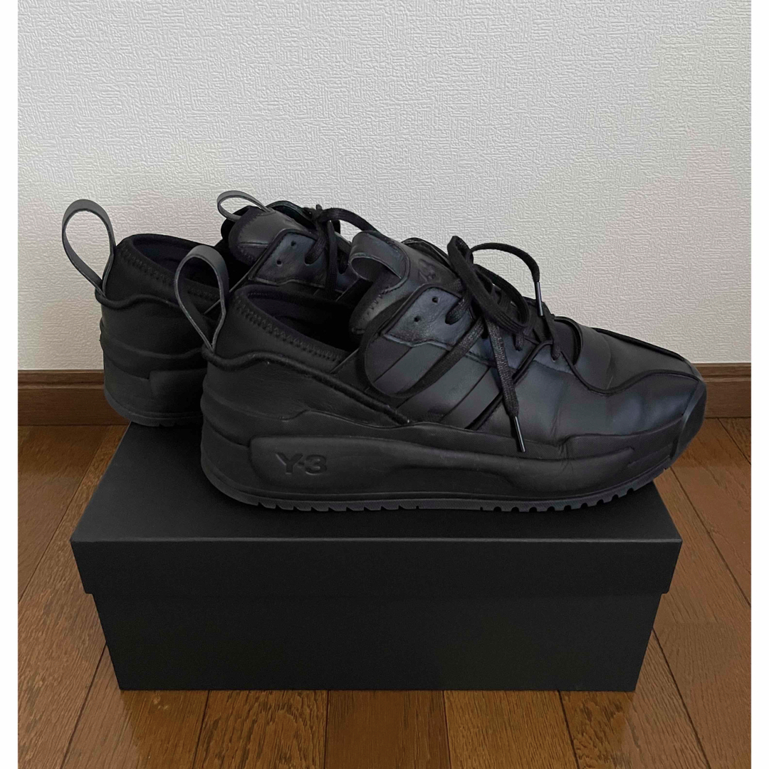 Y-3(ワイスリー)の【美品】23-24AW Y-3 RIVALRY レザースニーカー　yohji  メンズの靴/シューズ(スニーカー)の商品写真