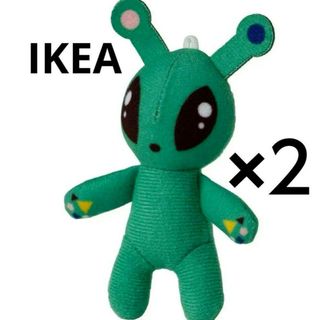 イケア(IKEA)のIKEA新品アフトンスパルヴ 10cm 2個 KingGnu ストラップライブ(ぬいぐるみ)