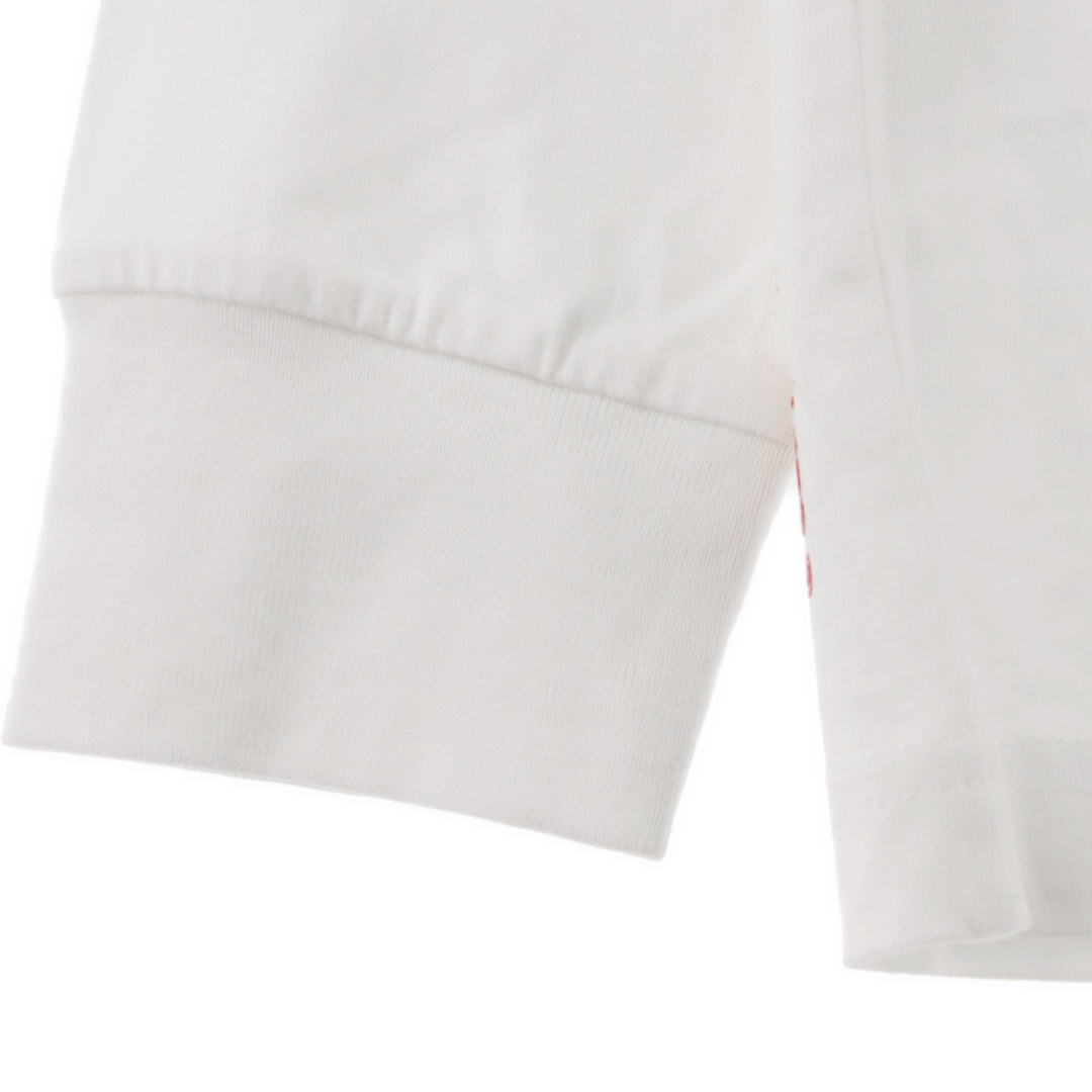 DIESEL(ディーゼル)のDIESEL ディーゼル T-JUST-LS-STAR スタープリント長袖Tシャツ ロンT ホワイト メンズのトップス(Tシャツ/カットソー(七分/長袖))の商品写真