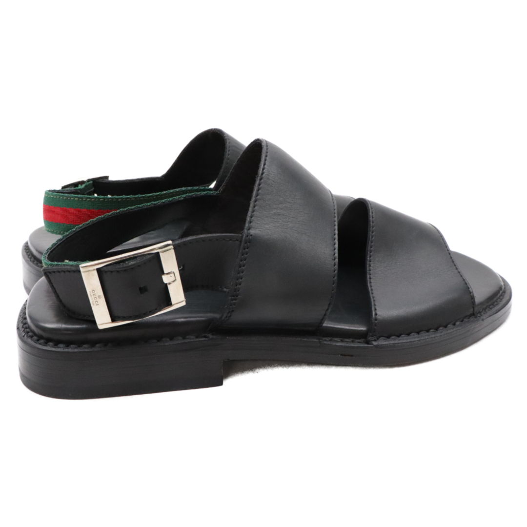 Gucci(グッチ)のGUCCI グッチ シェリーライン ベルトストラップサンダル ブラック メンズの靴/シューズ(サンダル)の商品写真