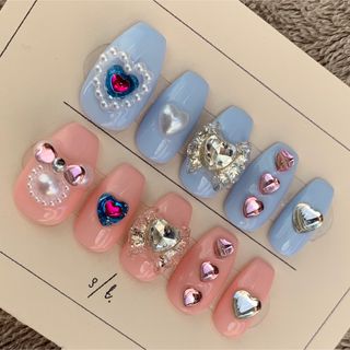 さや さま専用♥ネイルチップオーダーの通販 by piyo(♡)nail