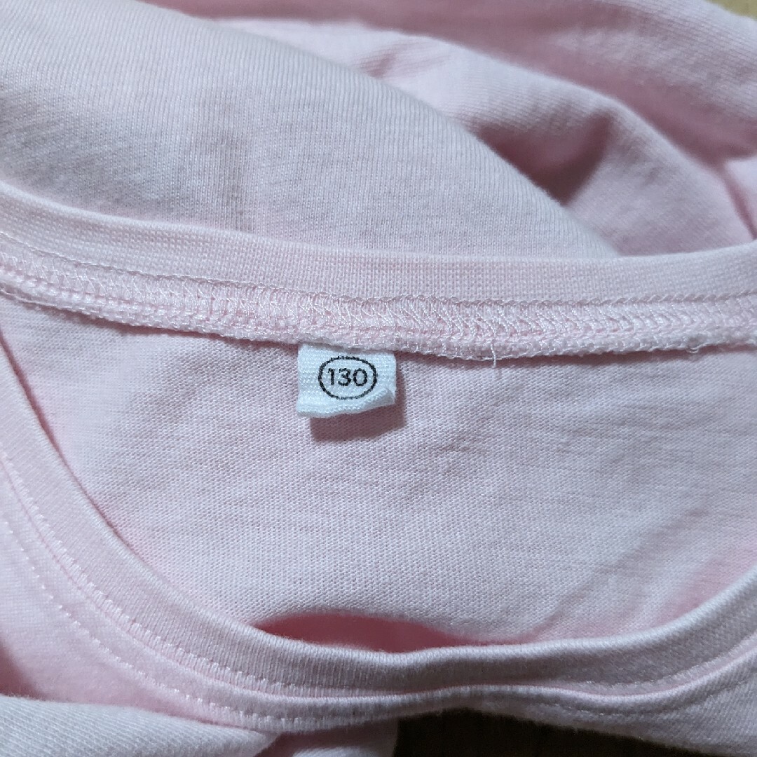 FILAフィラ　130cm　ピンク　ロゴTシャツ キッズ/ベビー/マタニティのキッズ服女の子用(90cm~)(Tシャツ/カットソー)の商品写真