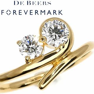 フォーエバーマーク ダイヤ リング 0.23ct 0.14ct TwoD