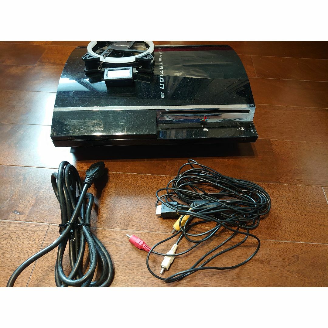 SONY(ソニー)の【ジャンク】PS3本体　CECHA00　HDD60→320GB　PS2対応 エンタメ/ホビーのゲームソフト/ゲーム機本体(家庭用ゲーム機本体)の商品写真