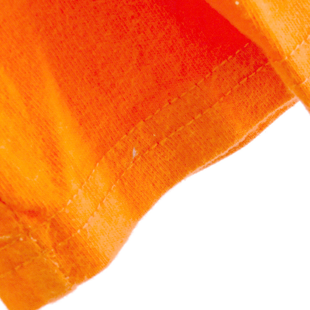 VLONE ヴィーロン ロゴプリントクルーネック長袖Tシャツ オレンジ メンズのトップス(Tシャツ/カットソー(七分/長袖))の商品写真