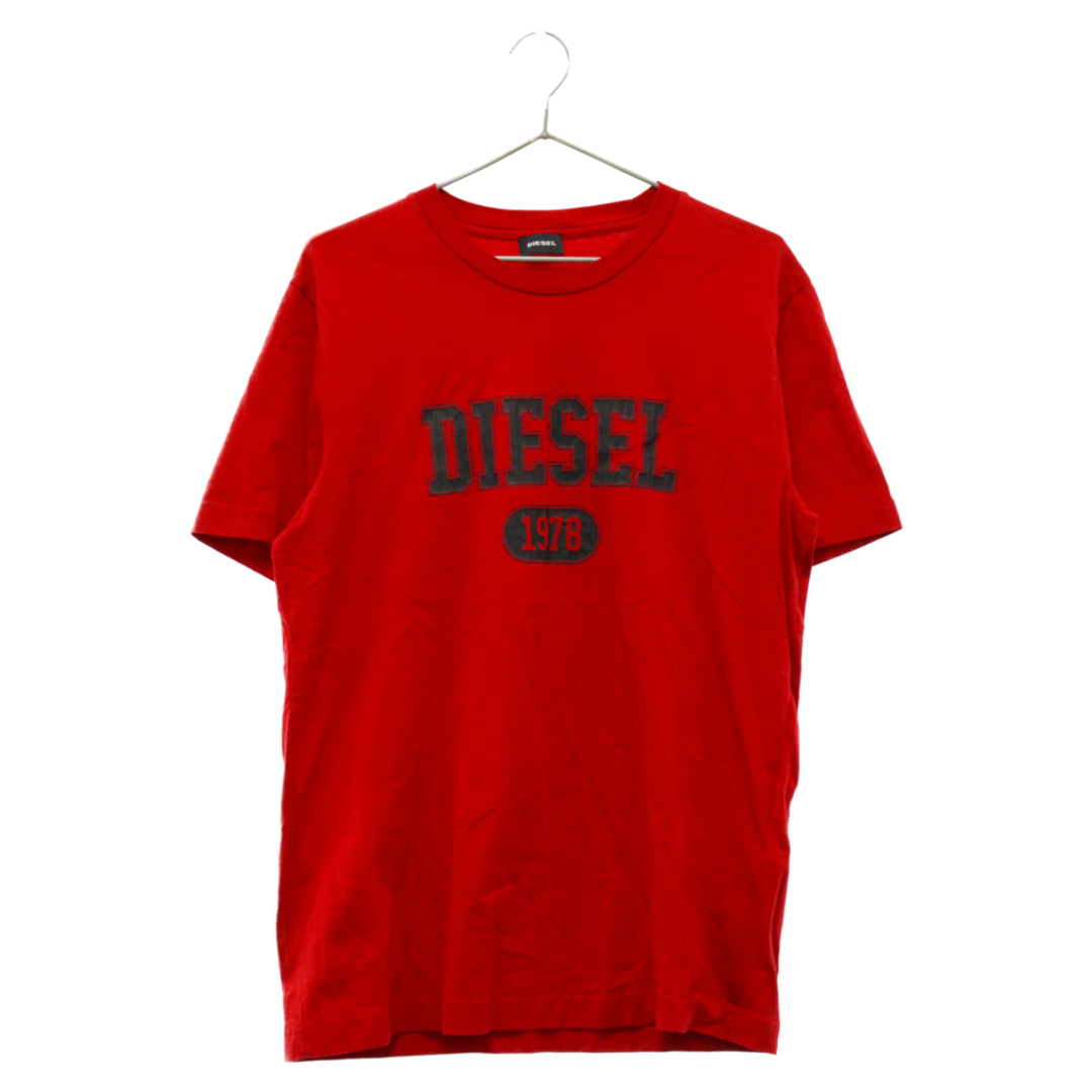 DIESEL(ディーゼル)のDIESEL ディーゼル T-DIEGOR-K46 フロントロゴプリント半袖Tシャツ レッド メンズのトップス(Tシャツ/カットソー(半袖/袖なし))の商品写真
