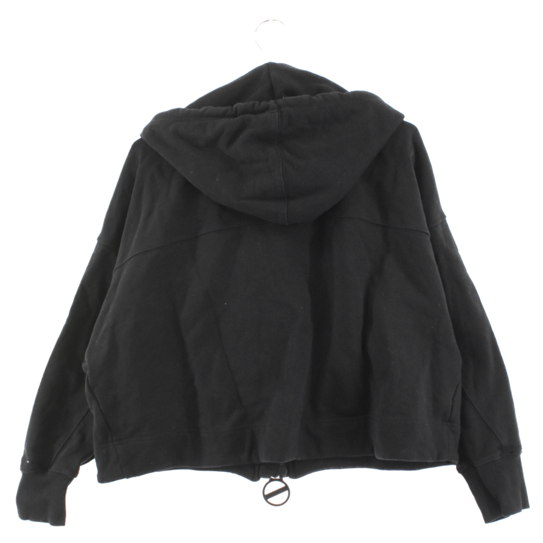 DIESEL(ディーゼル)のDIESEL ディーゼル F-CROPPY-ZIP CROPPED ZIP-UP HOODIE クロップド ジップアップ パーカー ブラック レディース A04577 レディースのトップス(パーカー)の商品写真