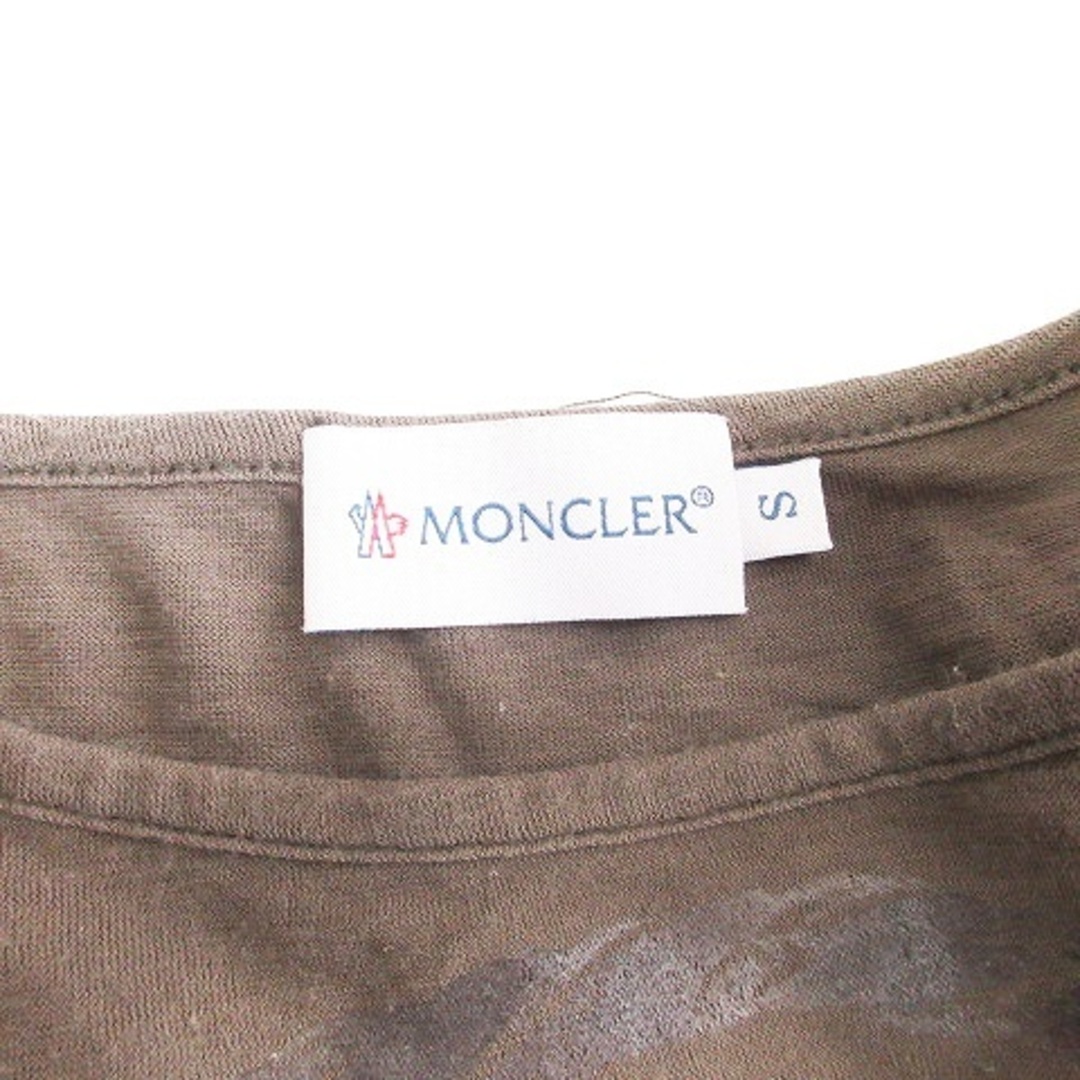 MONCLER(モンクレール)のモンクレール ノースリーブ カットソー タンクトップ  コットン カーキ S レディースのトップス(カットソー(半袖/袖なし))の商品写真