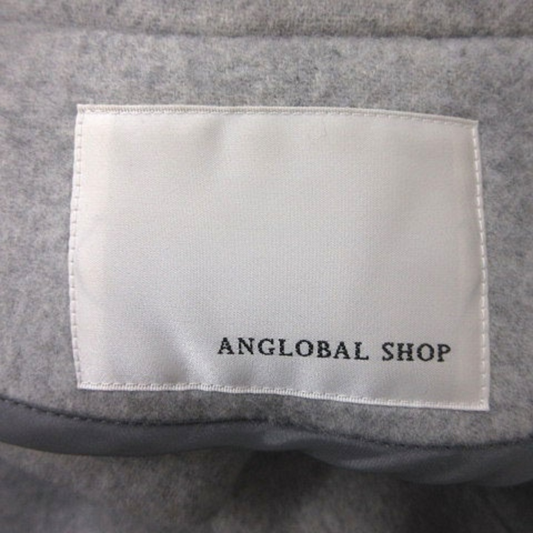 ANGLOBAL SHOP(アングローバルショップ)のアングローバルショップ チェスターコート ウール 36 グレー レディースのジャケット/アウター(その他)の商品写真