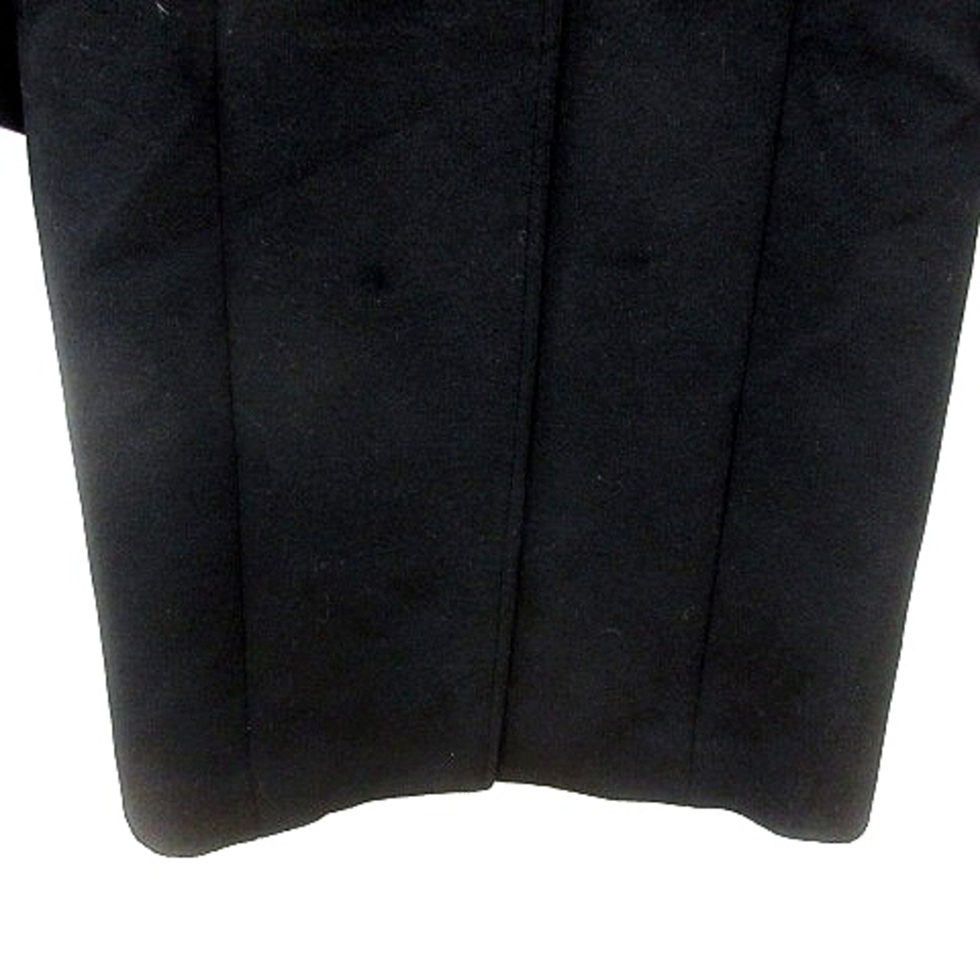 UNTITLED(アンタイトル)のアンタイトル コート シングル ロング 総裏地 ウール アンゴラ混 2 黒 レディースのジャケット/アウター(その他)の商品写真
