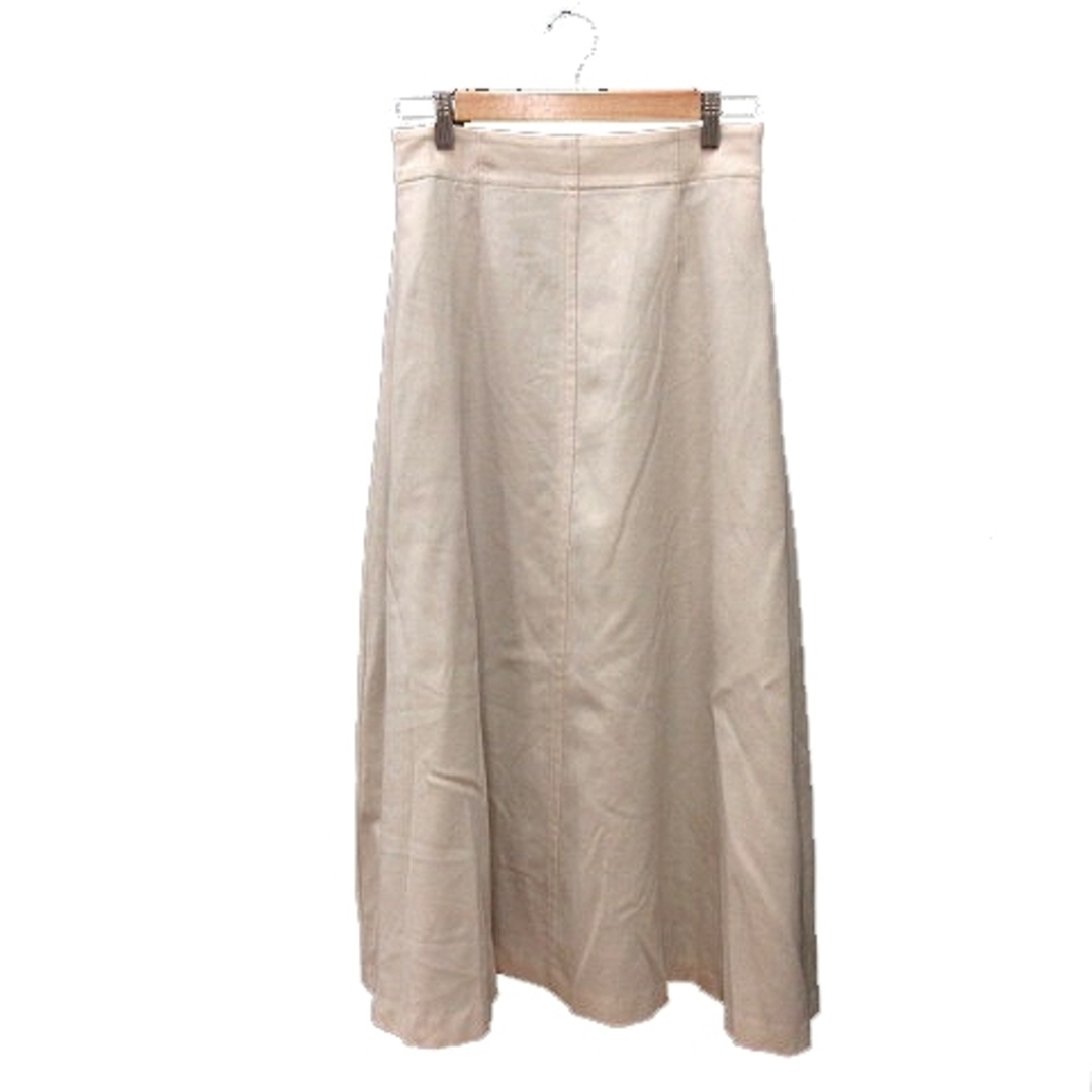 IENA(イエナ)のイエナ IENA フレアスカート ロング ウール 40 白 アイボリー /MN レディースのスカート(ロングスカート)の商品写真