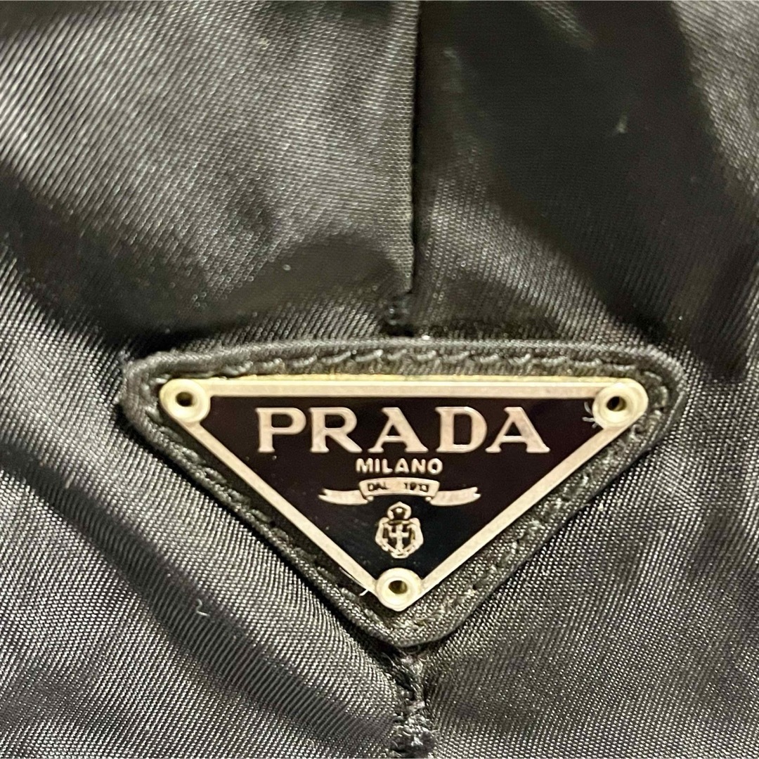 PRADA(プラダ)のPRADA プラダ テスートナイロンハンドバッグ トート ショルダーバッグ  黒 レディースのバッグ(トートバッグ)の商品写真