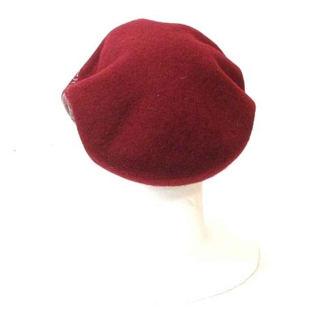 CA4LA(カシラ)のカシラ CA4LA 帽子 ベレー帽 ウール 刺繍 赤 レッド /CT レディースの帽子(ハンチング/ベレー帽)の商品写真