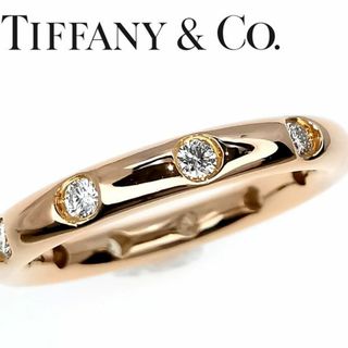 ティファニー(Tiffany & Co.)のティファニー 750 ダイヤ ビゼット バンド リング(リング(指輪))