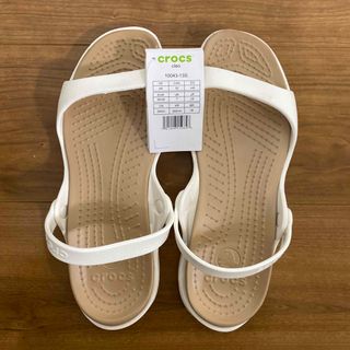 クロックス(crocs)のクロックス　クレオ　25センチ　新品未使用(サンダル)