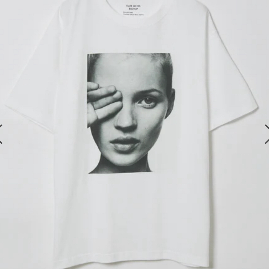 新品　biotop ビオトープ　ケイトモスTシャツ レディースのトップス(Tシャツ(半袖/袖なし))の商品写真
