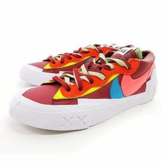 ナイキ(NIKE)のナイキ カウズ サカイ BLAZER LOW スニーカー 赤 27.5cm(スニーカー)