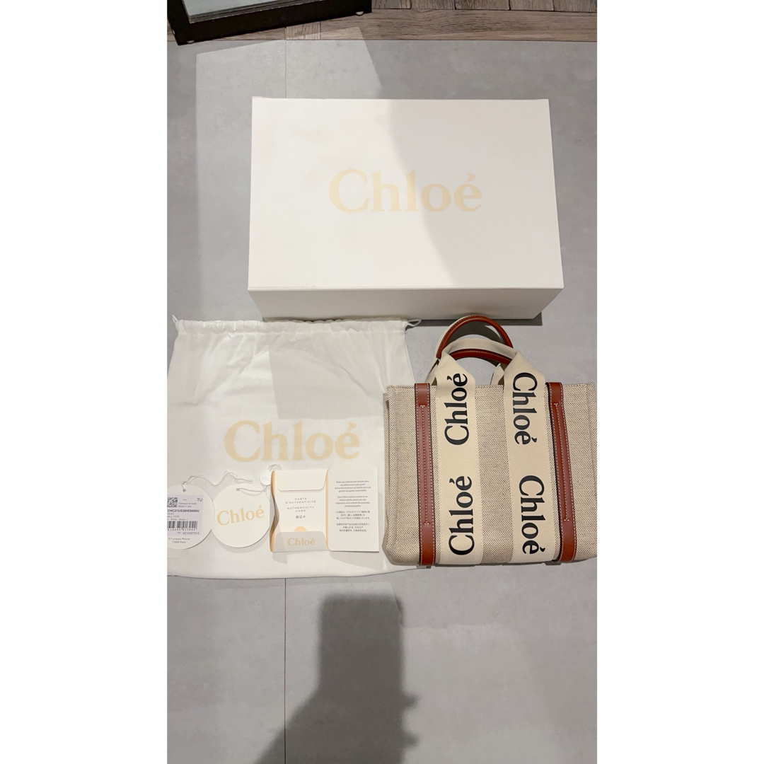 バッグクロエ Chloe woodyスモールトートバッグ