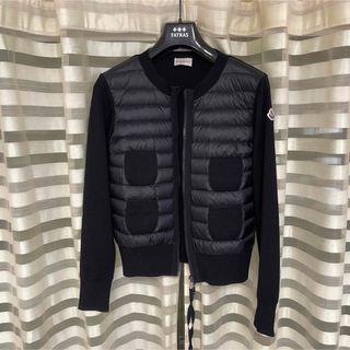 モンクレール(MONCLER)のモンクレール　CARDIGAN TRICOT 黒　サイズS 美品(カーディガン)