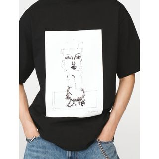 ザラ(ZARA)のZARA STEVEN MEISEL プリントTシャツ(L)(Tシャツ(半袖/袖なし))