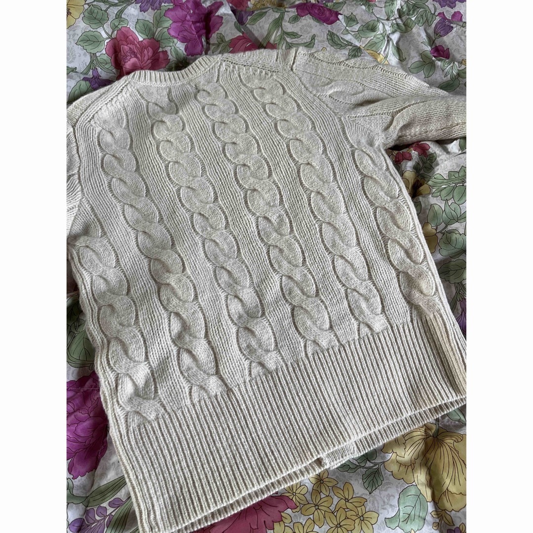 希少ポロラルフローレン/ ケーブルニット ウールカシミヤ 希少ポロラルフローレン/ ケーブルニット ウールカシミヤ