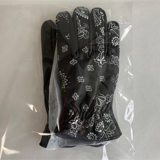 ネイバーフッド(NEIGHBORHOOD)のXL黒【CHALLENGER】BANDANA GLOVE／新品タグ付／送料込(手袋)