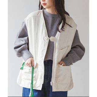 ハンチ(HUNCH)の未使用♡hunch フィッシャーマンxミリタリー 中綿入りリバーシブルベスト(ベスト/ジレ)