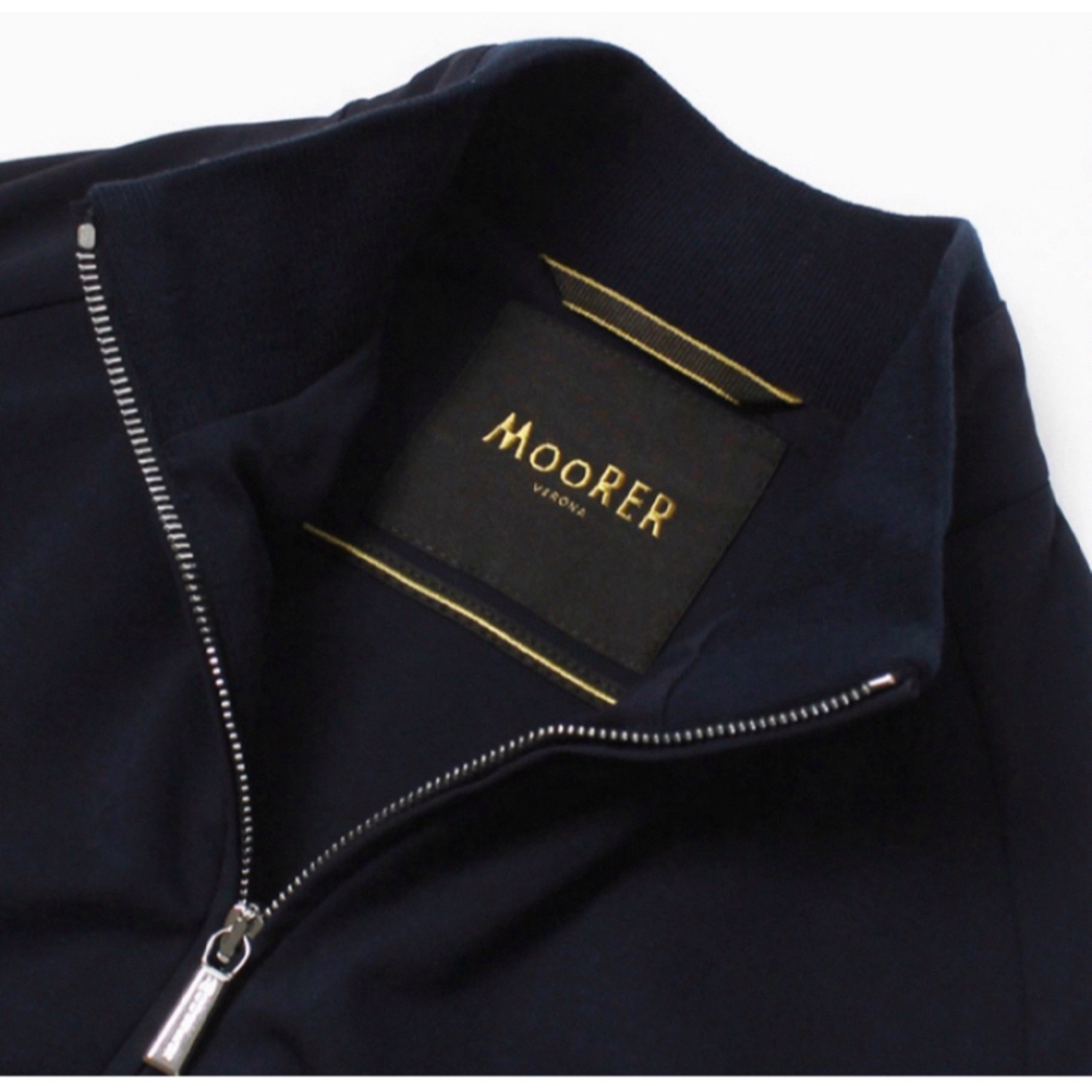 MooRER(ムーレー)の【未使用】MOORER ムーレー CUPER-JR ジャージー ネイビー メンズのジャケット/アウター(ナイロンジャケット)の商品写真