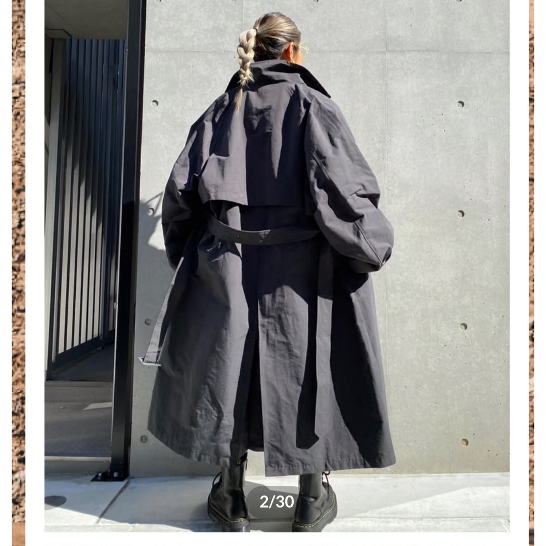 完売　sudo スタンドカラーソフトコート レディースのジャケット/アウター(トレンチコート)の商品写真