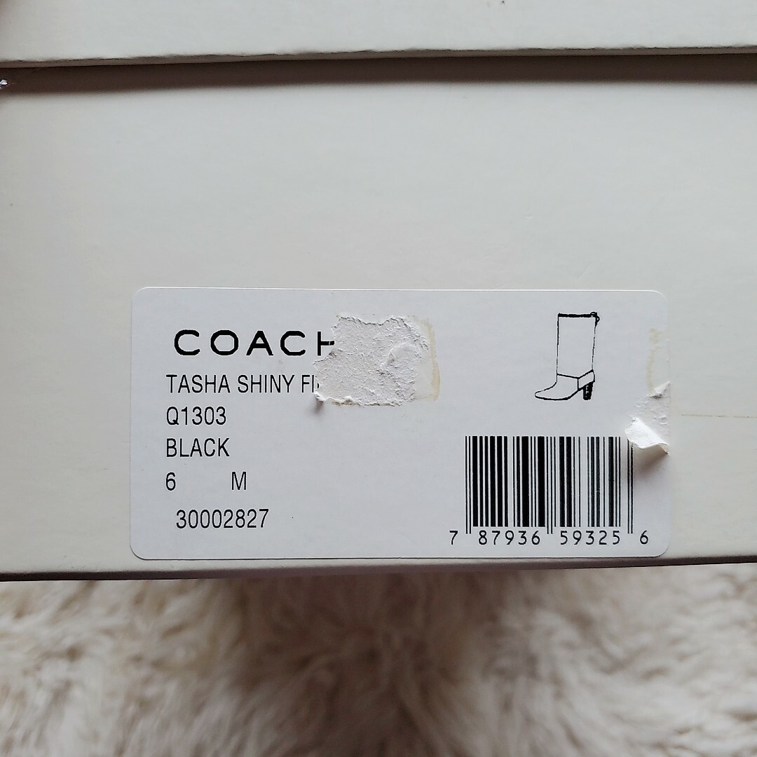 COACH(コーチ)の激レア！とにかくカッコいい！！【Coach】ジョッキー　ロング レインブーツ レディースの靴/シューズ(レインブーツ/長靴)の商品写真