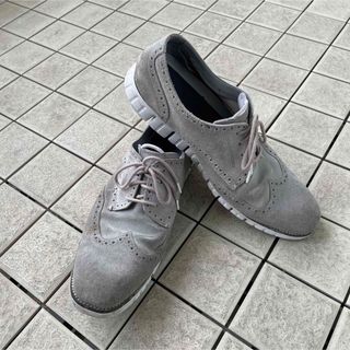 コールハーン(Cole Haan)の【中古】コールハーン COLEHAAN ゼログランド オックスフォード スエード(スニーカー)