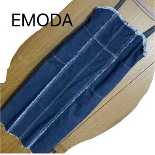 エモダ(EMODA)のEMODAエモダデニムワンピースロングワンピ(ロングワンピース/マキシワンピース)