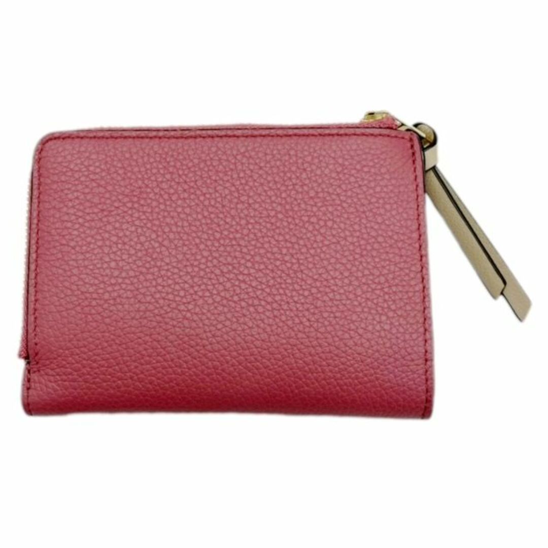 LOEWE(ロエベ)のLOEWE ロエベ アナグラム ジップ ウォレット ピンク レザー C660P30X01 二つ折り財布 レディース レディースのファッション小物(財布)の商品写真