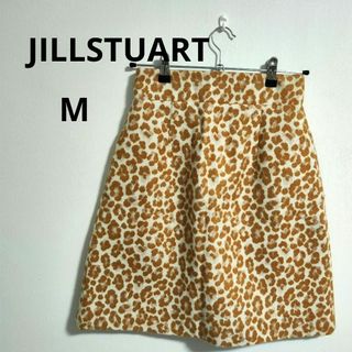 ジルスチュアート(JILLSTUART)の【JILLSTUART】ジルスチュアート(M)　ヒョウ柄ミニスカート【美品】(ミニスカート)