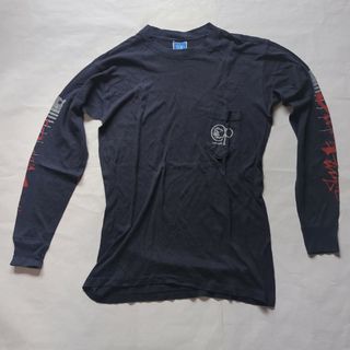 オーシャンパシフィック(OCEAN PACIFIC)のVINTAGE OPサーフタグロンT　MADE IN USA(Tシャツ/カットソー(七分/長袖))