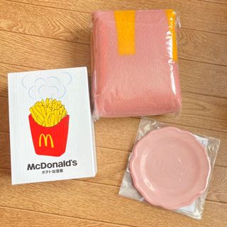 マクドナルド(マクドナルド)のマクドナルドの福袋 2024 BRUNO ピンク 3点セット(日用品/生活雑貨)